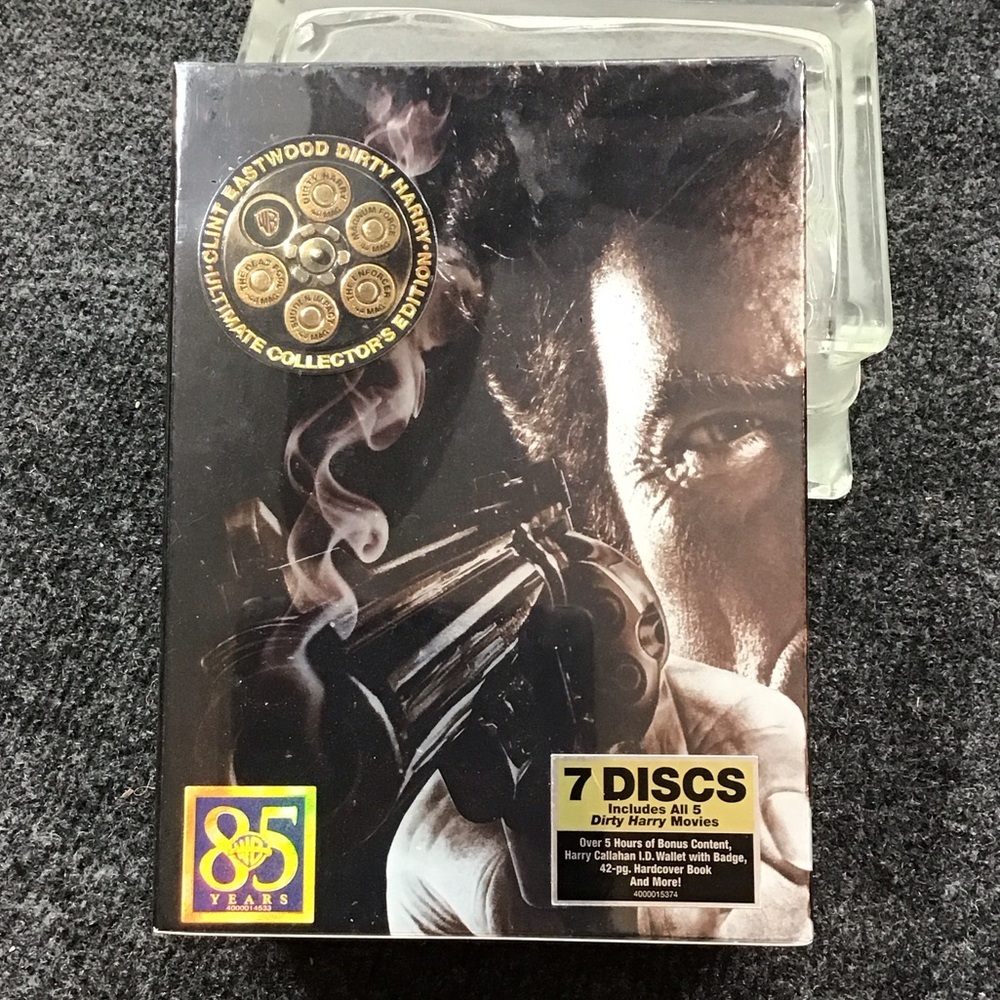 Dirty Harry Movie Collection DVD Set 7 disc NIB